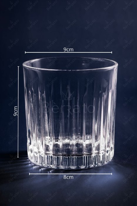 نیم لیوان شیشه‌ای مدل LXY9001