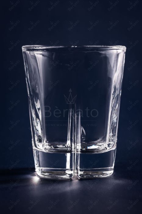 نیم‌لیوان بلور با پایه چهار‌تکه و بدنه شفاف مدل LXY4015