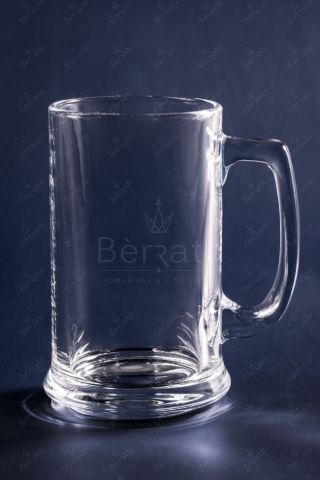 بشکه بلور بزرگ و شفاف LXZB10 با دسته بلند و طراحی مینیمال برای نوشیدنی‌های خنک