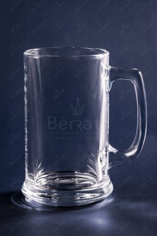 بشکه بلور بزرگ و شفاف LXZB10 با دسته بلند و طراحی مینیمال برای نوشیدنی‌های خنک