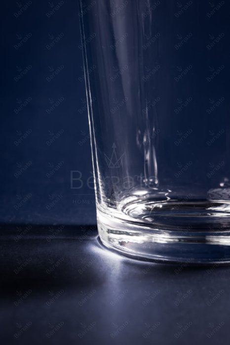 ماگ کریستالین مدل اوشن LXZB50 با طراحی مینیمال و بدنه شفاف و درخشان