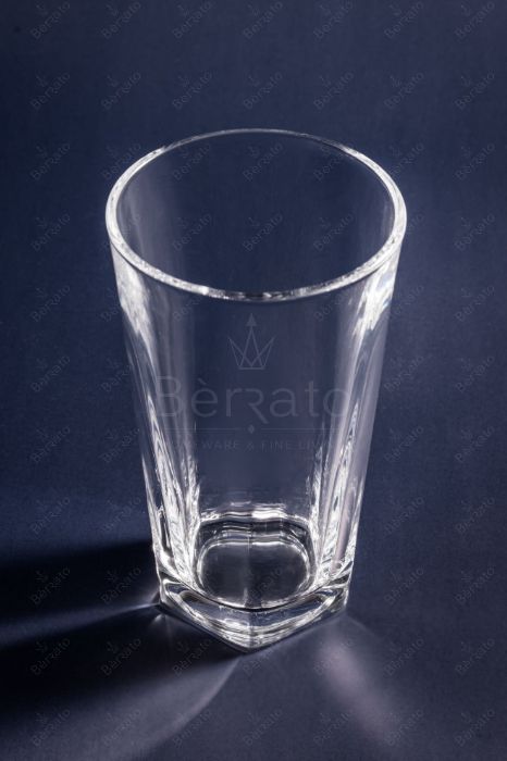 لیوان کریستالین بلند مدل LXY4307 با دهانه ۸ سانتی‌متر و طراحی ارگونومیک برای نوشیدنی‌های سرد.
