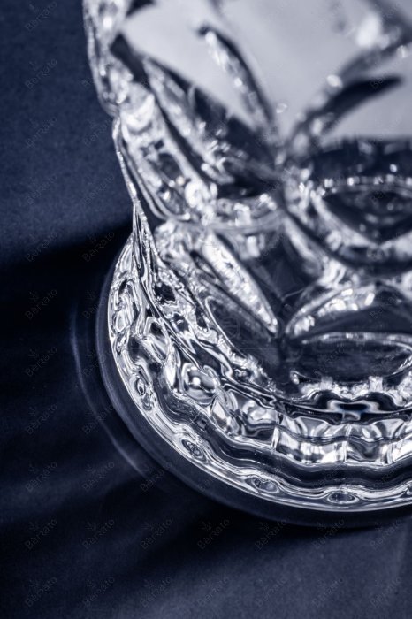 سرویس پارچ و لیوان آنجلیکا کریستالین با تراش الماسی و نوار مات