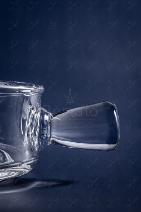 تابه گرد تک‌دسته تنقلات کریستالین شفاف