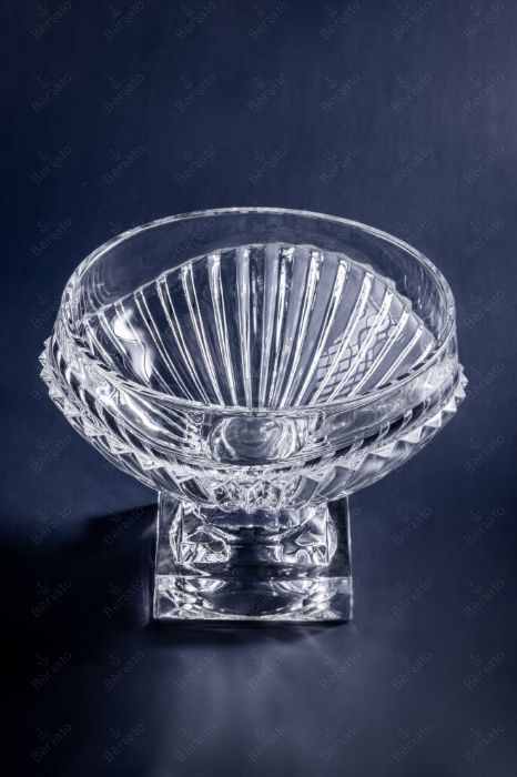 میوه‌خوری کریستالین پایه‌دار کراون CROWN