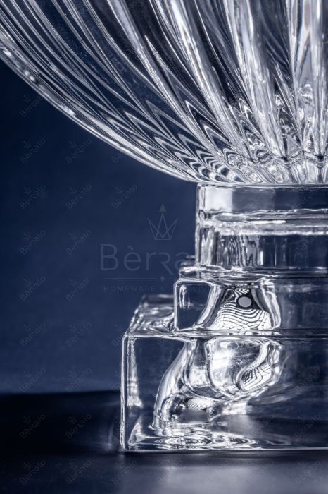 میوه‌خوری کریستالین پایه‌دار کراون CROWN