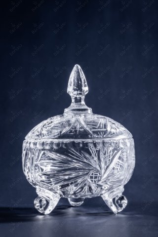 قندان کریستالین پریما سه گل خورشیدی