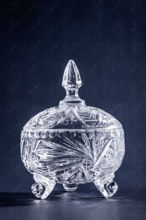 قندان کریستالین پریما سه گل خورشیدی