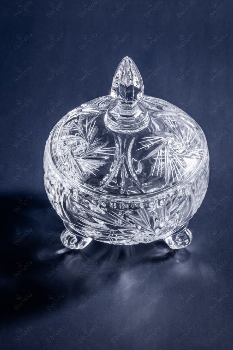 قندان کریستالین پریما سه گل خورشیدی