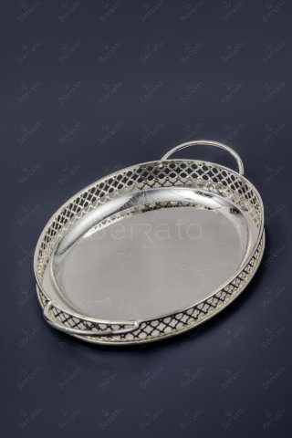 سینی استیل مورگن مدل 4812 با نقوش برجسته کلاسیک