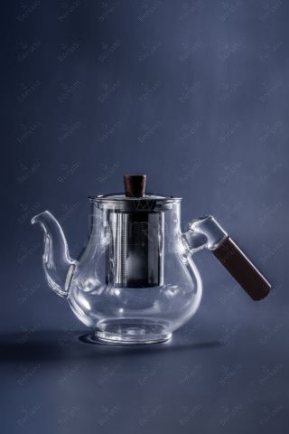 قوری پیرکس کد MH036L با صافی فلزی دمنوش