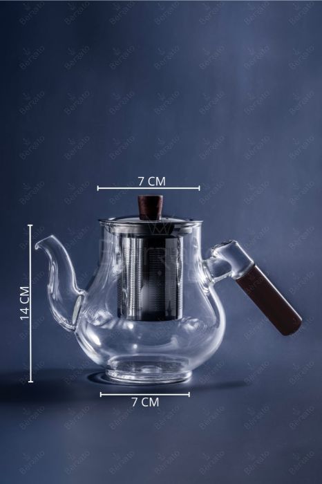 قوری پیرکس کد MH036L با صافی فلزی دمنوش