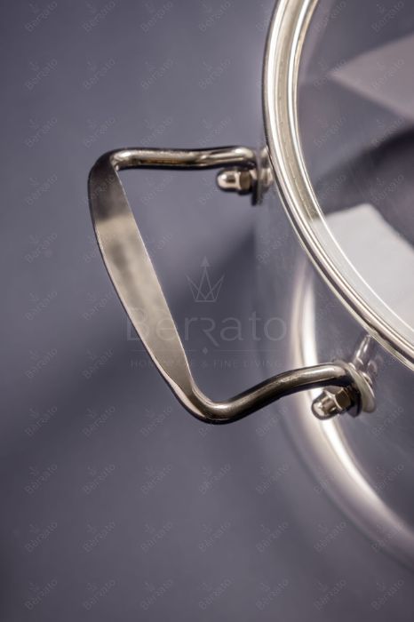 قابلمه پیرکس شعله مستقیم دسته استیل (2 سایز)