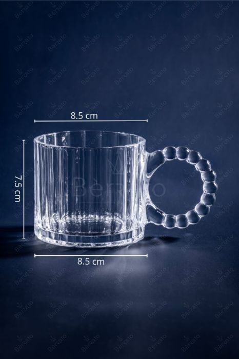 فنجان مرواریدی مدل YJZB-5806-4 بسته 6 عددی