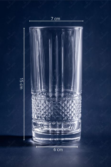 لیوان بلند یوجینگ مدل YJB-3702-5 بسته 6 عددی