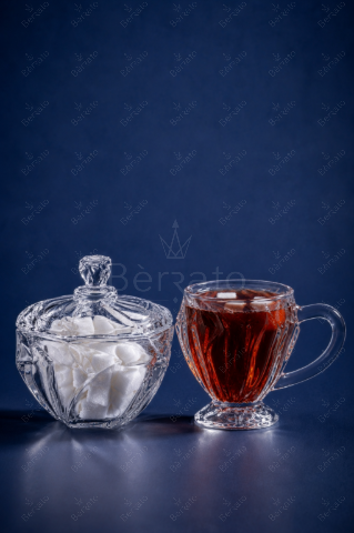فنجان و قندان بدون پایه ماکائو (سرویس)