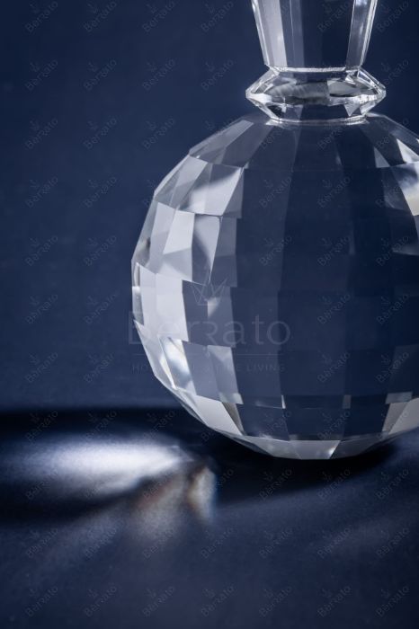 شمعدان گوی کریستال شفاف وارداتی