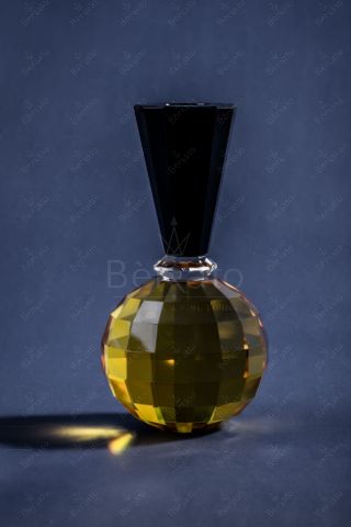 شمعدان گوی کریستال رنگی جفتی