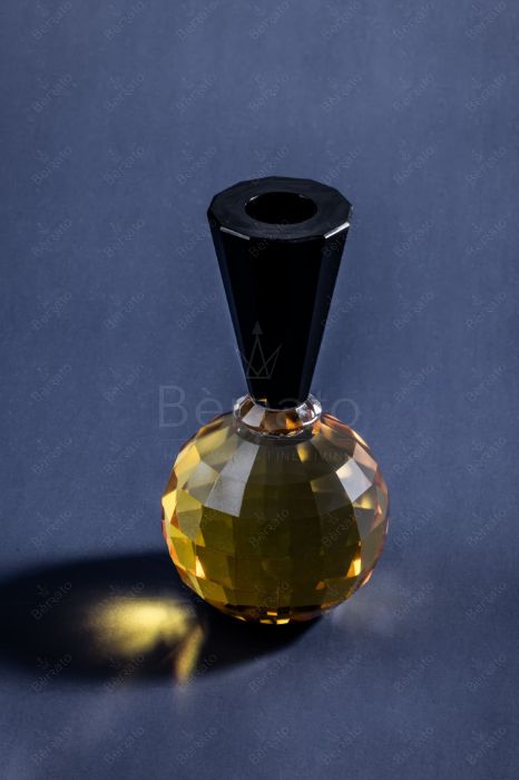 شمعدان گوی کریستال رنگی جفتی