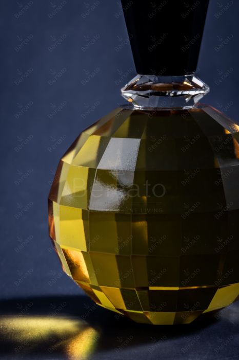 شمعدان گوی کریستال رنگی جفتی
