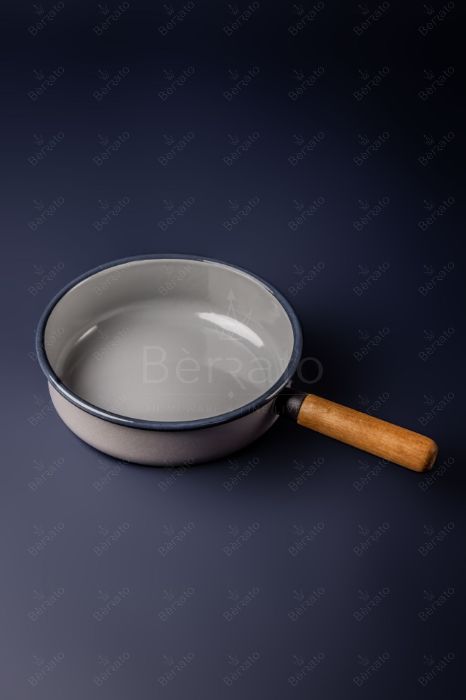 سرویس قابلمه لعابی رنگ طوسی (6تکه)