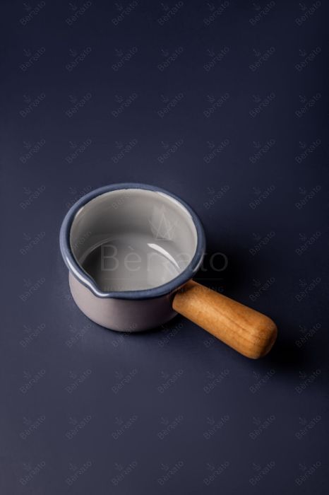سرویس قابلمه لعابی رنگ طوسی (6تکه)