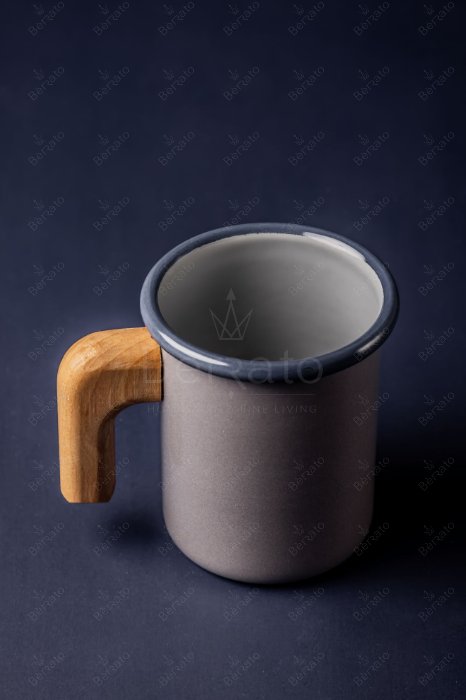 سرویس قابلمه لعابی رنگ طوسی (6تکه)