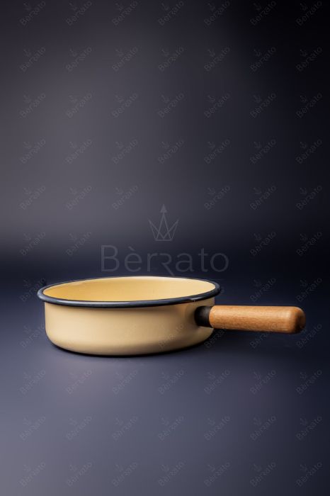 سرویس قابلمه لعابی رنگ کرم (6تکه)