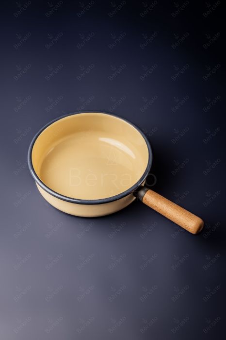 سرویس قابلمه لعابی رنگ کرم (6تکه)