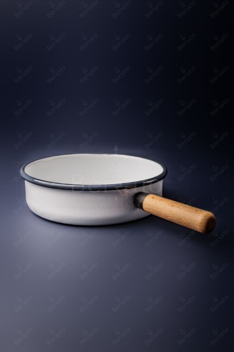 سرویس قابلمه لعابی رنگ سفید (6تکه)