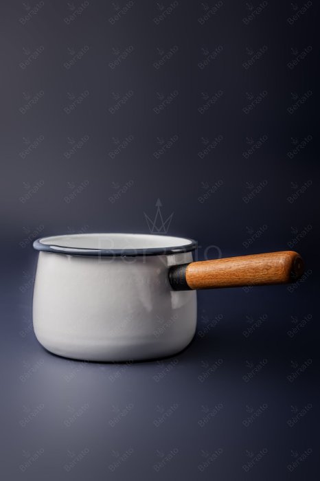 سرویس قابلمه لعابی رنگ سفید (6تکه)