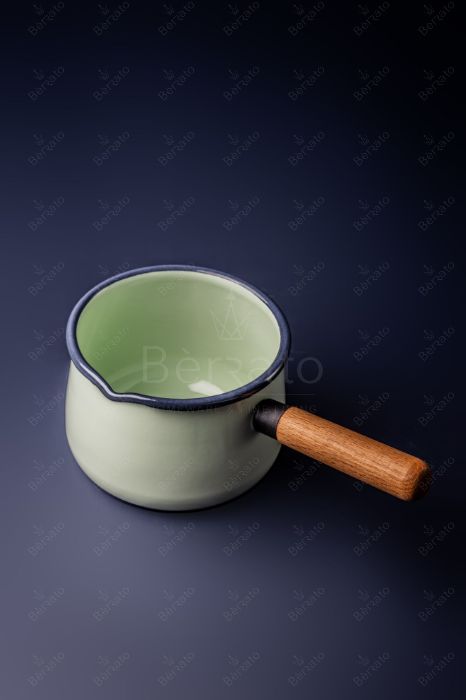 سرویس قابلمه لعابی رنگ سبز (6تکه)