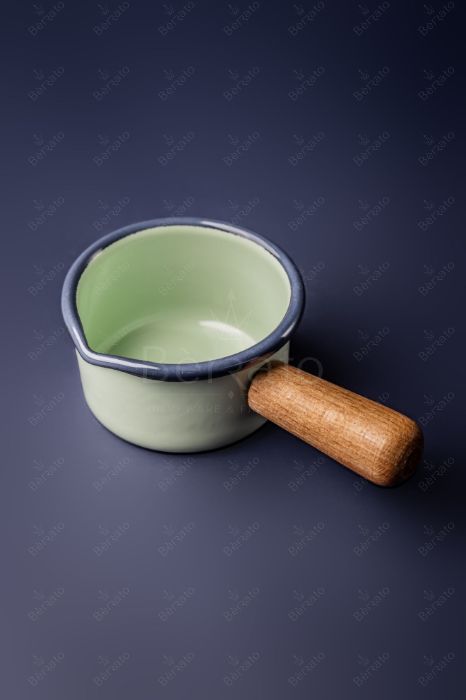 سرویس قابلمه لعابی رنگ سبز (6تکه)