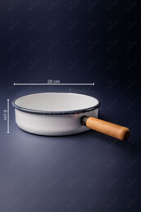 سرویس قابلمه لعابی رنگ سفید (6تکه)