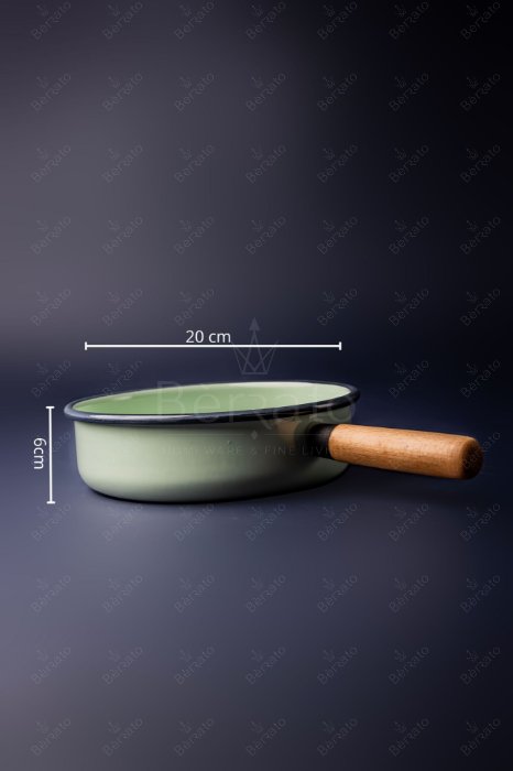 سرویس قابلمه لعابی رنگ سبز (6تکه)