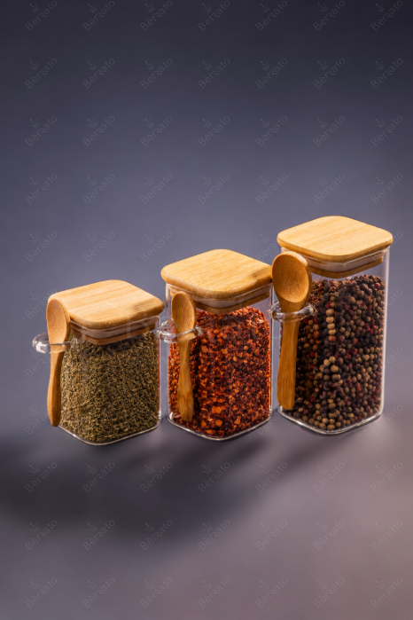 جا ادویه ای قاشق دار ست 3 تایی