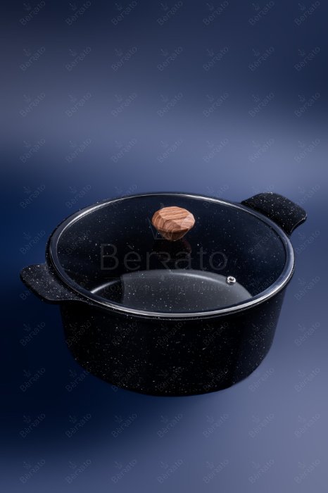 سرویس قابلمه 16 پارچه چدن آلیانس مشکی