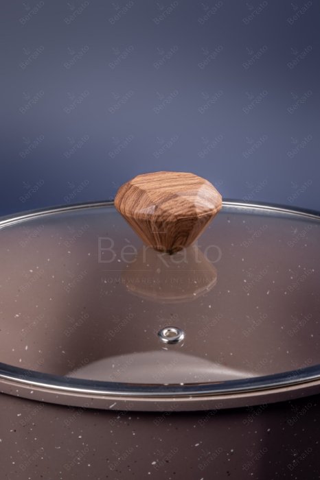 سرویس قابلمه 16 پارچه چدن آلیانس رنگ نسکافه ای