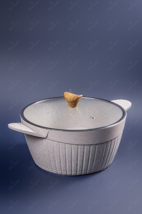 سرویس قابلمه چدن ۲۳ پارچه برند پرستیژ رنگ کرم