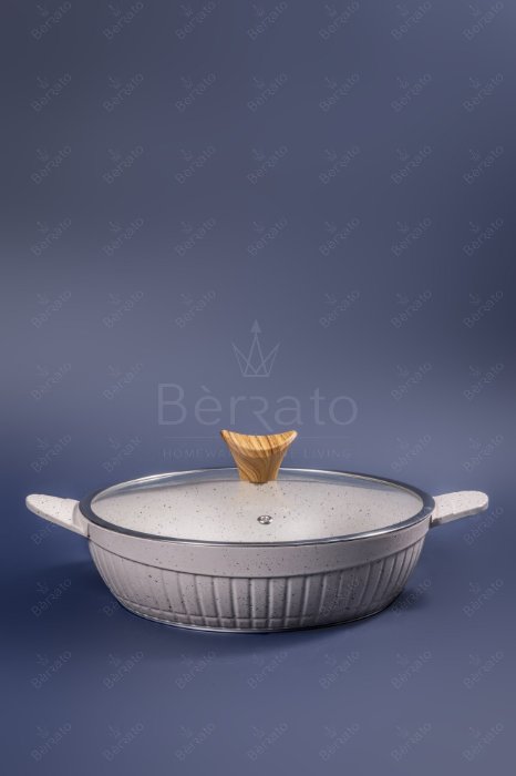 سرویس قابلمه چدن ۲۳ پارچه برند پرستیژ رنگ کرم