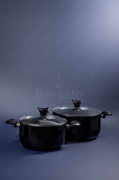 سرویس قابلمه گرانیتی 11 پارچه پیوگان مشکی
