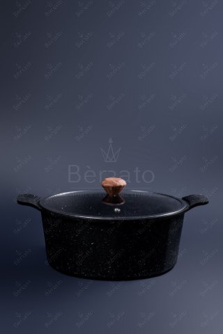 سرویس قابلمه 16 پارچه چدن آلیانس رنگ مشکی