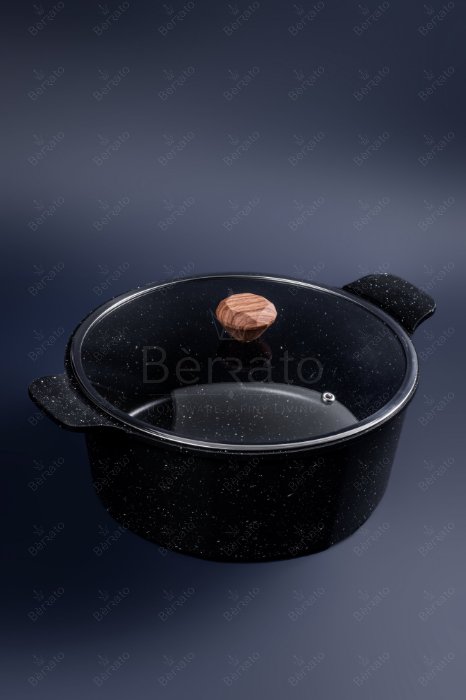 سرویس قابلمه 16 پارچه چدن آلیانس رنگ مشکی