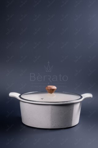 سرویس قابلمه 16 پارچه چدن آلیانس رنگ کرم