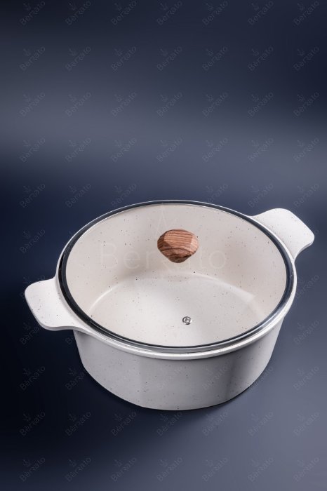 سرویس قابلمه 16 پارچه چدن آلیانس رنگ کرم