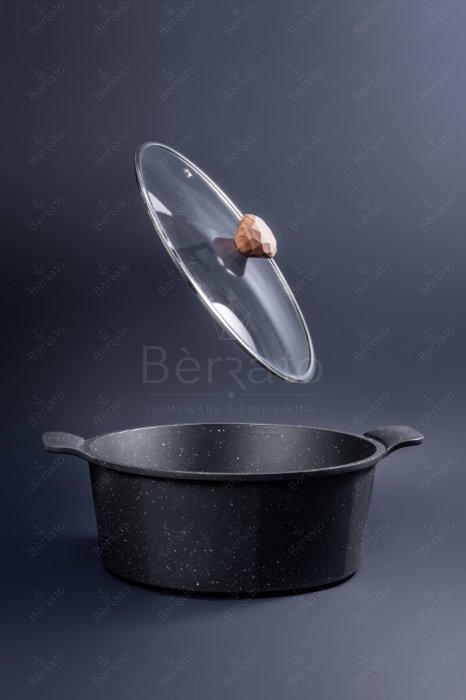 سرویس قابلمه 16 پارچه چدن آلیانس رنگ طوسی