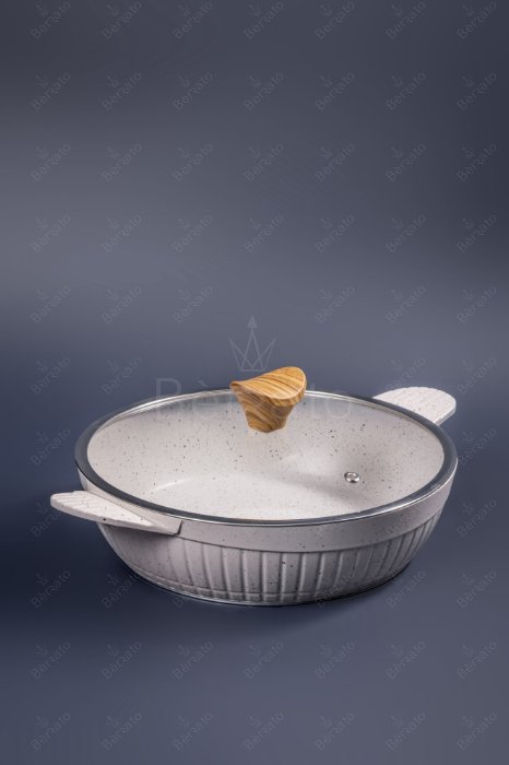 سرویس قابلمه چدن ۲۳ پارچه برند پرستیژ رنگ کرم