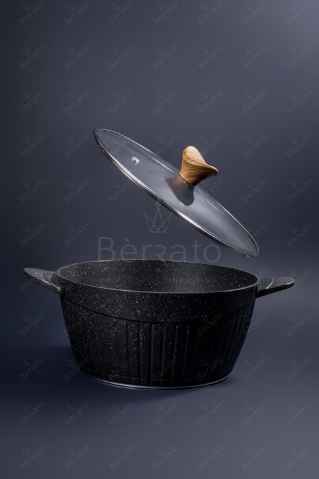 سرویس قابلمه چدن ۲۳ پارچه برند پرستیژ رنگ طوسی