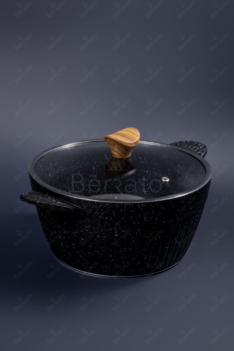 سرویس قابلمه چدن ۲۳ پارچه برند پرستیژ رنگ مشکی