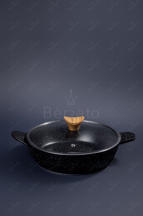 سرویس قابلمه چدن ۲۳ پارچه برند پرستیژ رنگ مشکی